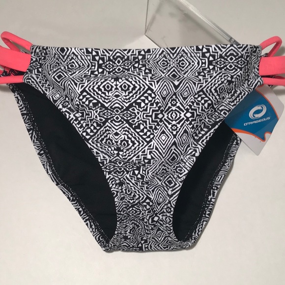 NWT O’RAGEOUS Tribal Boho Hipster Swim Bottoms S - Picture 7 of 8